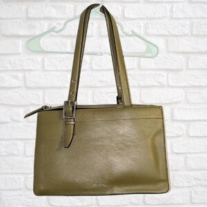 Calvin Klein Havana Tote Olive Green Purse